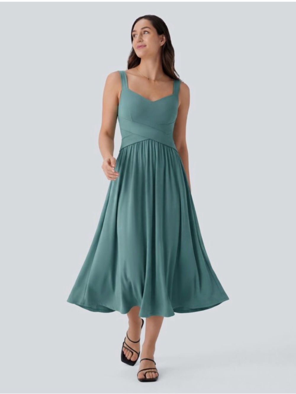 NWT Halara Crossover Midi Dress XL